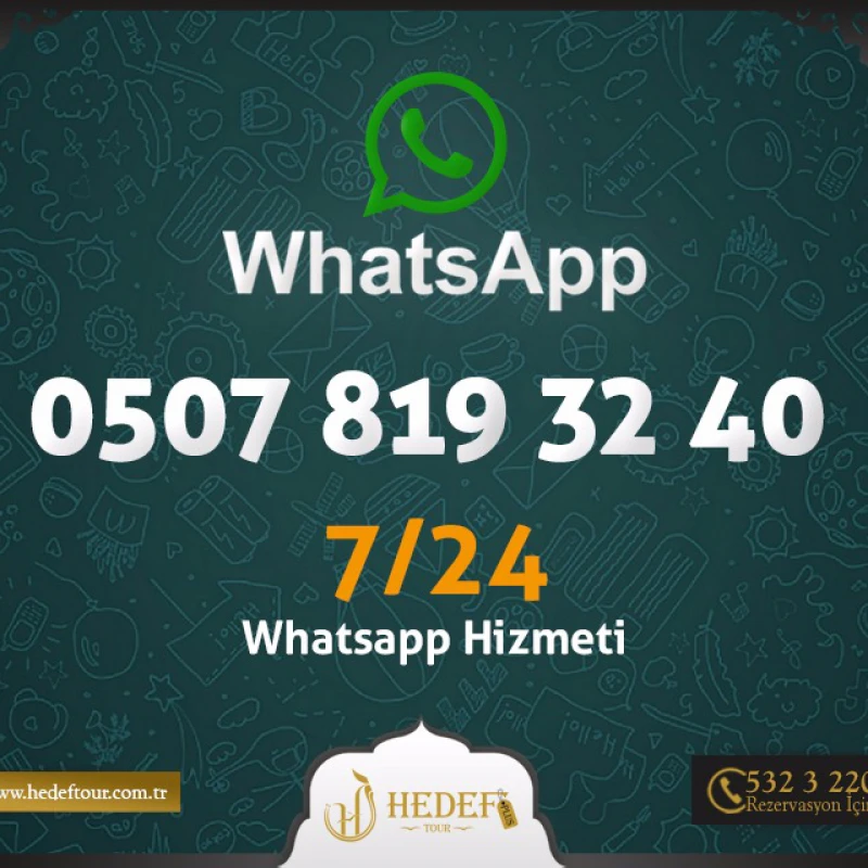 WHATSAPP HİZMETİMİZ SİZLERİN HİZMETİNDE 