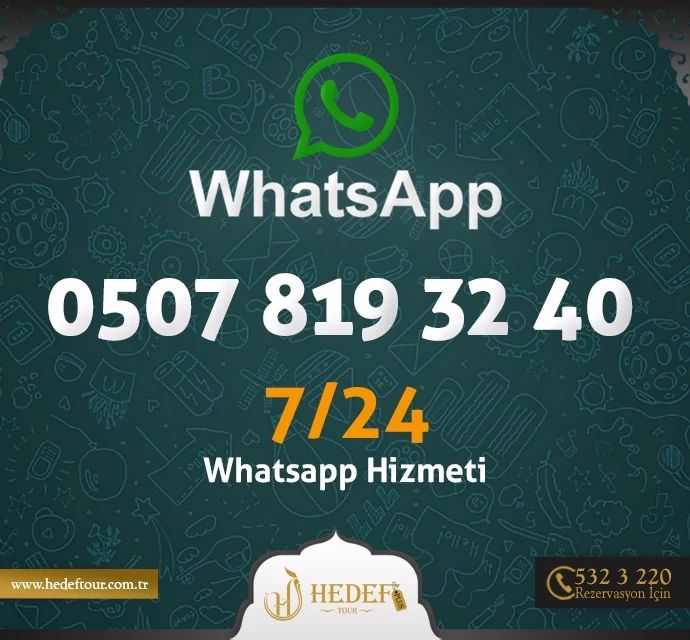 WHATSAPP HİZMETİMİZ SİZLERİN HİZMETİNDE